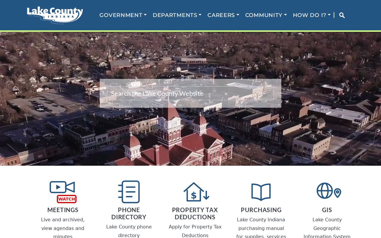 Crown Point residents directory Lake County records gateway