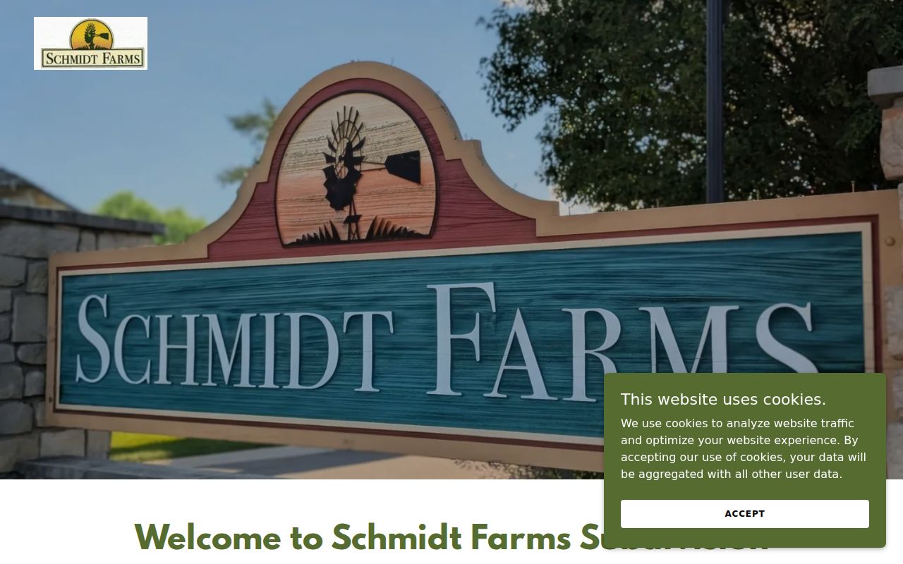 Crown Point neighbors Schmidt Farms association documents